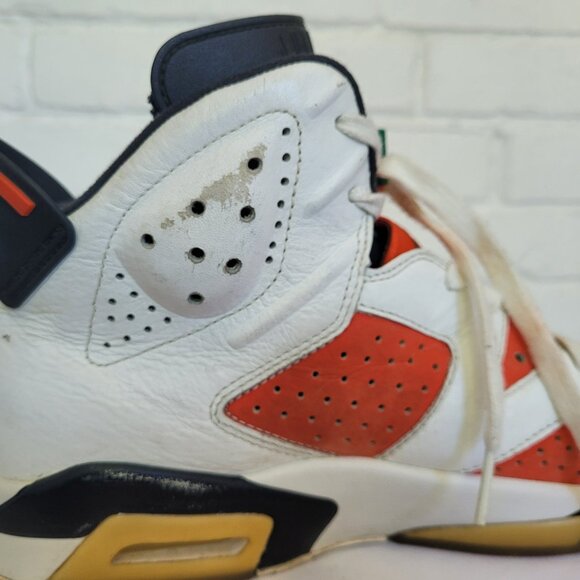 Nike Air Jordan 6 Retro Gatorade Orange White  384664-145 Size US 8 - Picture 10 of 12